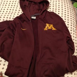 University of Minnesota kids zip up